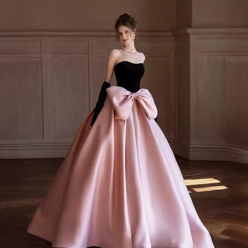 Evening Dress 2025 New High-Level Sensing Pink Dingface Annual Conference Hosts Birthday Adult Graduation Dress